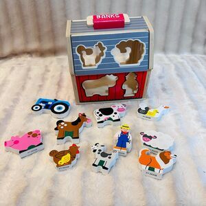 Melissa & Doug Take Along Sorting Barn